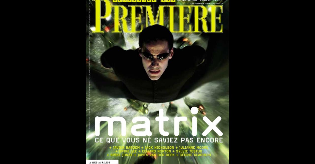 Matrix dans Première (n°313 - Mars 2003)